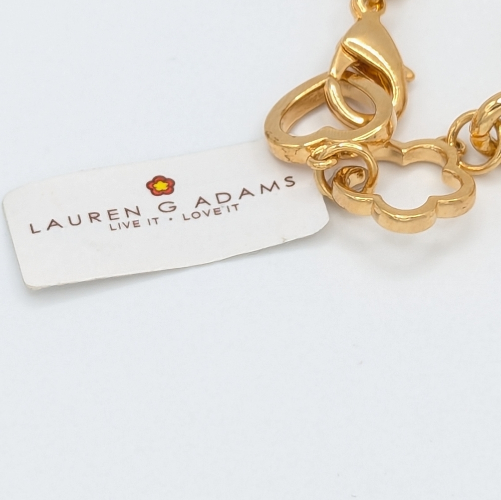 Lauren G Adams Eau Charm Bracelet NEW - Picture 2 of 8